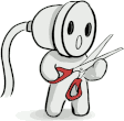 Scissors in the Plug (logo)